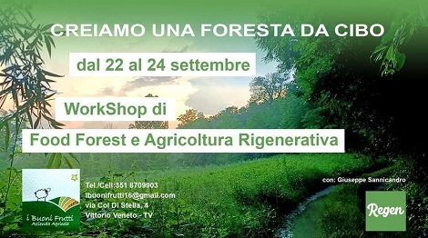 WorkShop di Food Forest e Agricoltura Rigenerativa